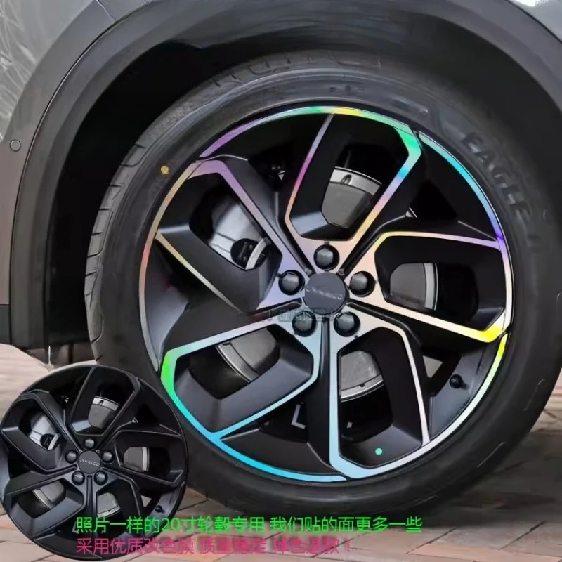 

Наклейка на колесную ступицу LYNK&CO 01, модификация колесного диска, автомобильная наклейка, светоотражающая наклейка для защиты от царапин