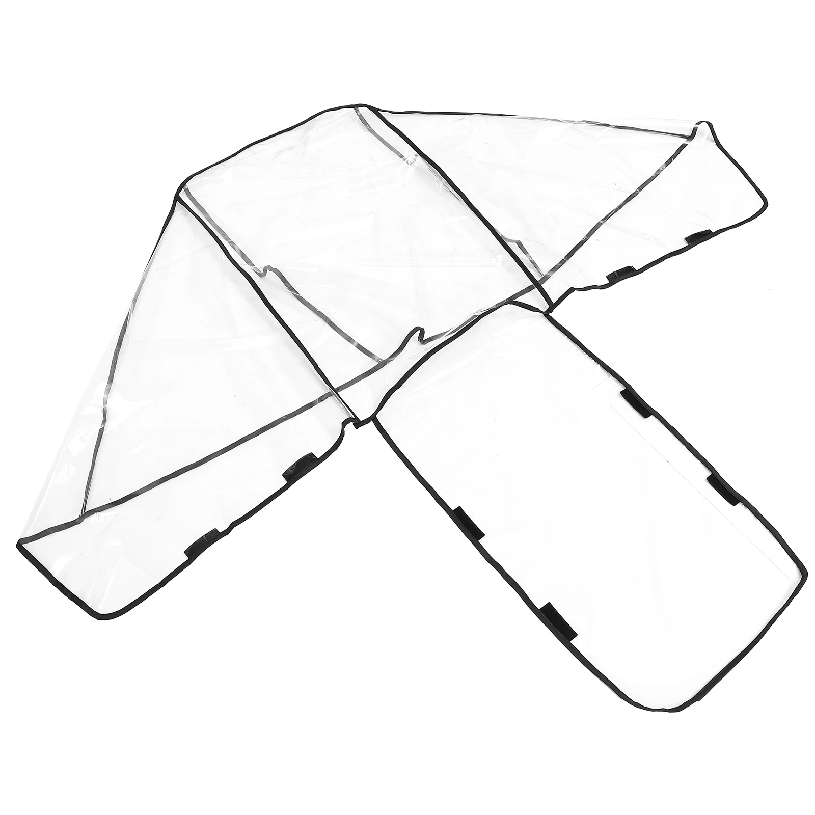 

Big Size Double Stroller Rain Cover Universal Fit for Rear Front Seats Eva Material Windproof Waterproof Protection