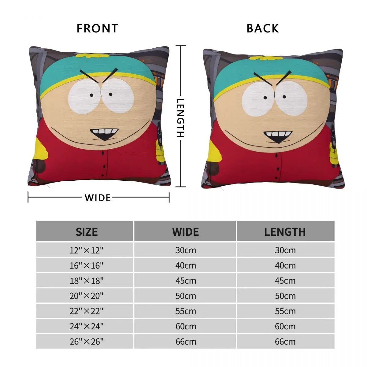 S-SOUTHPARKS كيس وسادة غطاء وسادة الجدة نمط ناعم غطاء الوسادة سادات ل أريكة ديكور المنزل #4