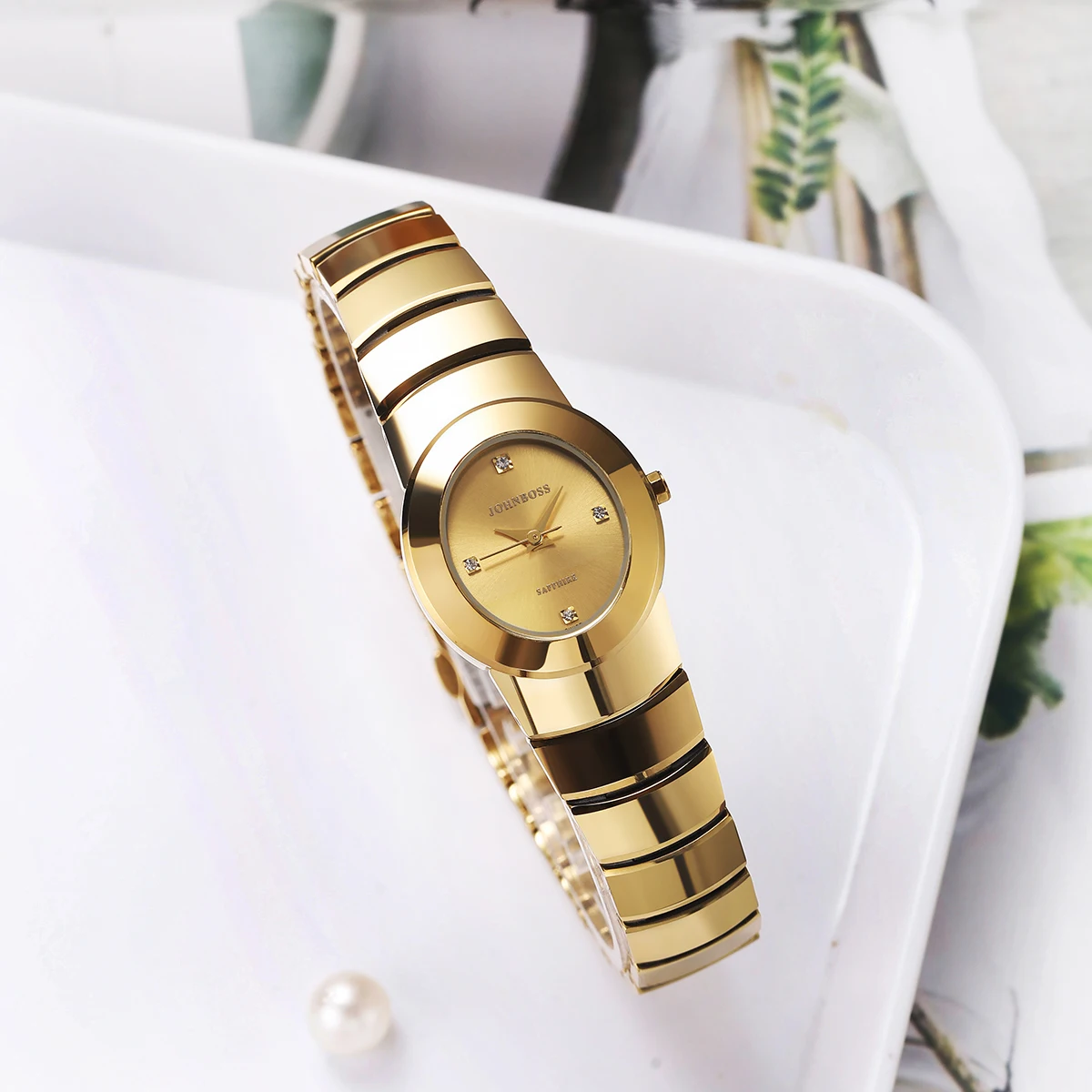 OPPEIN вольфрамовая сталь овальный циферблат золотые часы женские кварцевые часы повседневные темпераментные маленькие и изысканные женские часы с маленьким циферблатом