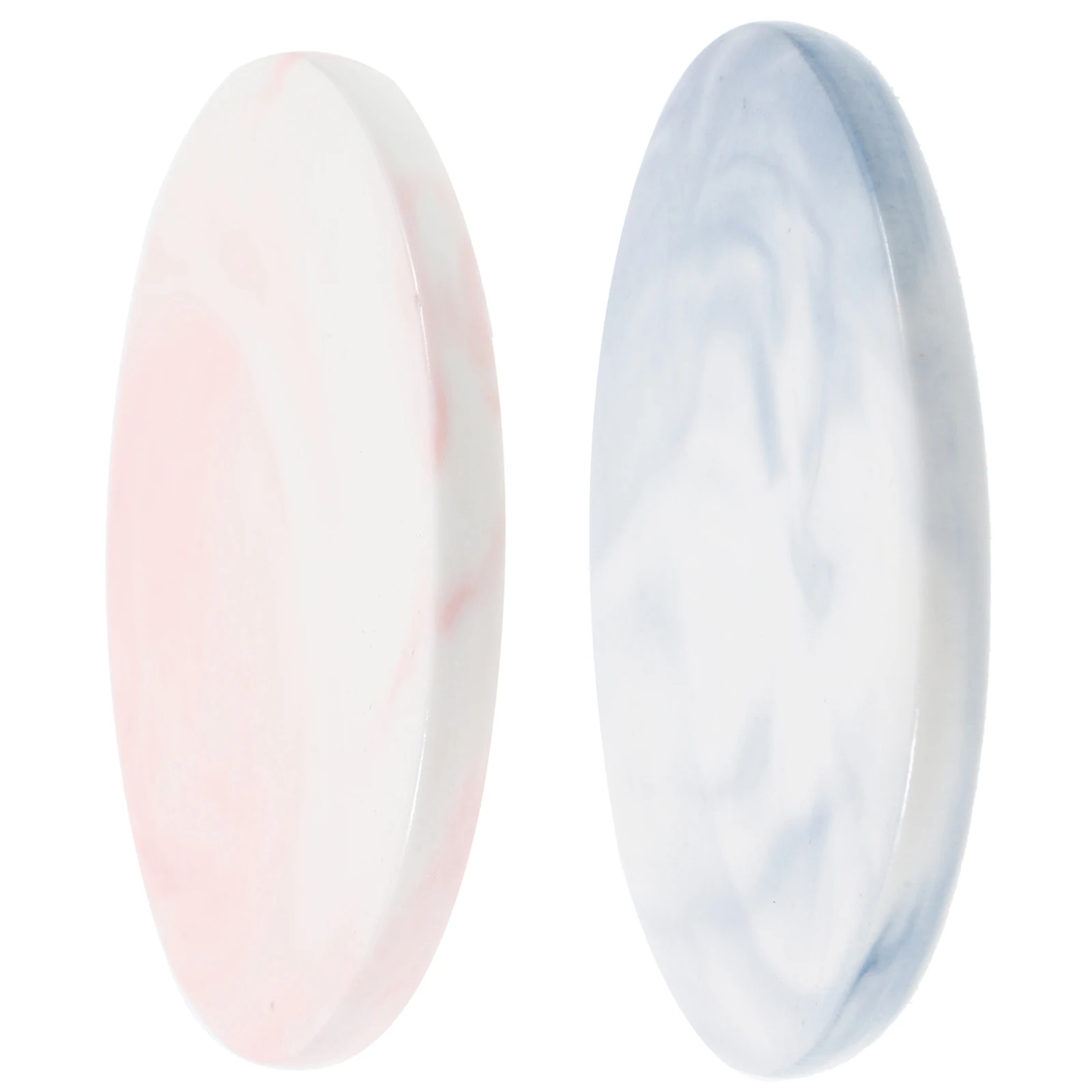 

2 Pcs Wax Seal Pad Ceramic Reusable Non Stick Heat Resistant Coaster for Stamp Blue Pink Round Sealing Backing Plate