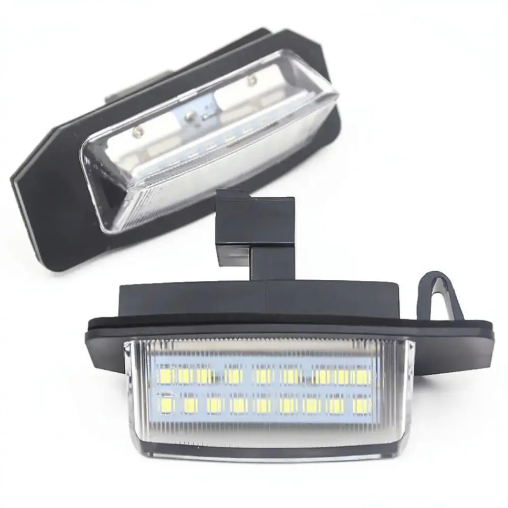 For Mitsubishi Outlander Lancer License Plate Light Lamp Assembly High Intensity LED Auto Exterior Lighting Upgrades
