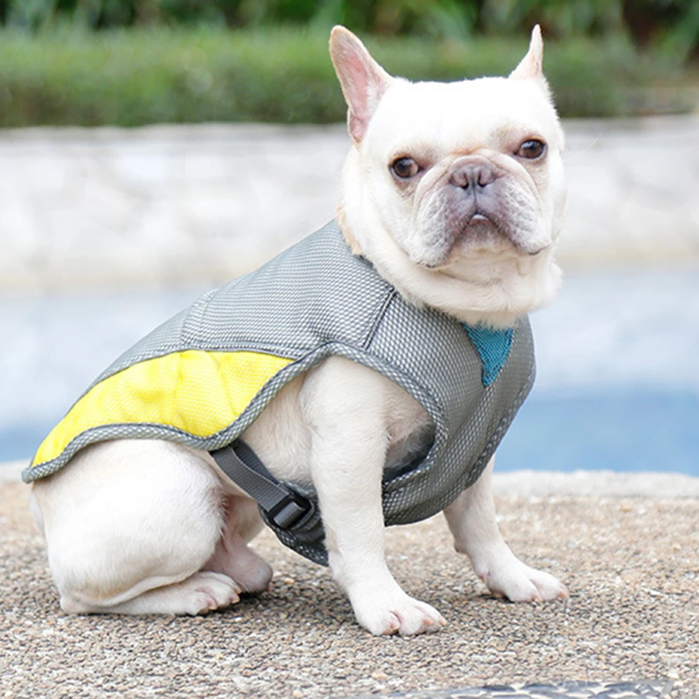 

1Pc Summer Pet Cooling Breathable Cooler Vest Reflective Puppy Harness Size XS(Assorted Color)