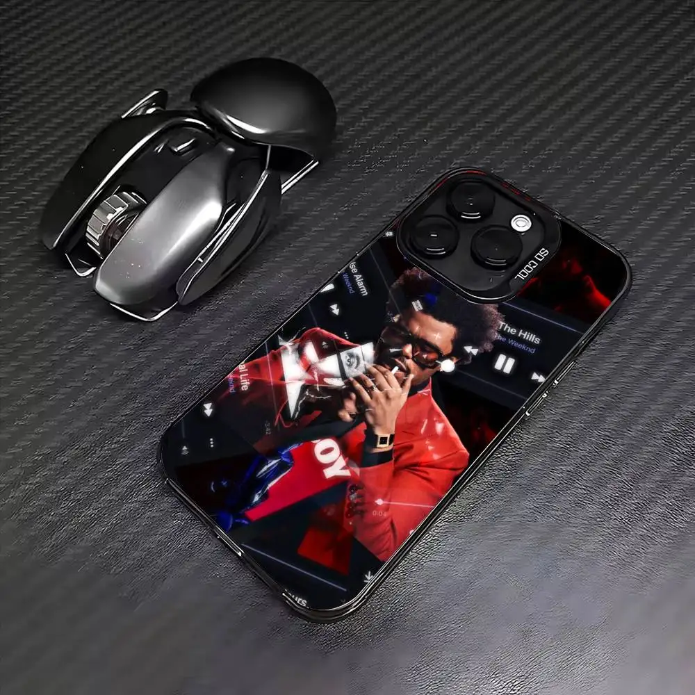 Singer The W-Weeknd Phone Case For iPhone 17, 16,15,14,13,12,11 Plus,Pro Max, Colorful Silver Funda Cover