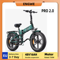 ENGWE ENGINEPRO2. 0 Adult Electric Bicycle ENGINE 750W Motor 48V16AH Battery Electric Bike 20inch Fat Tire All Terrain E-Bike