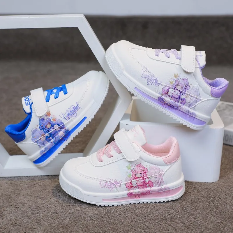 

Children's Board Shoes Soft Bottom Fashion Kids Casual Sports Running Shoe Non-slip Breathable Toddler Flat Sneakers 26-37 Size