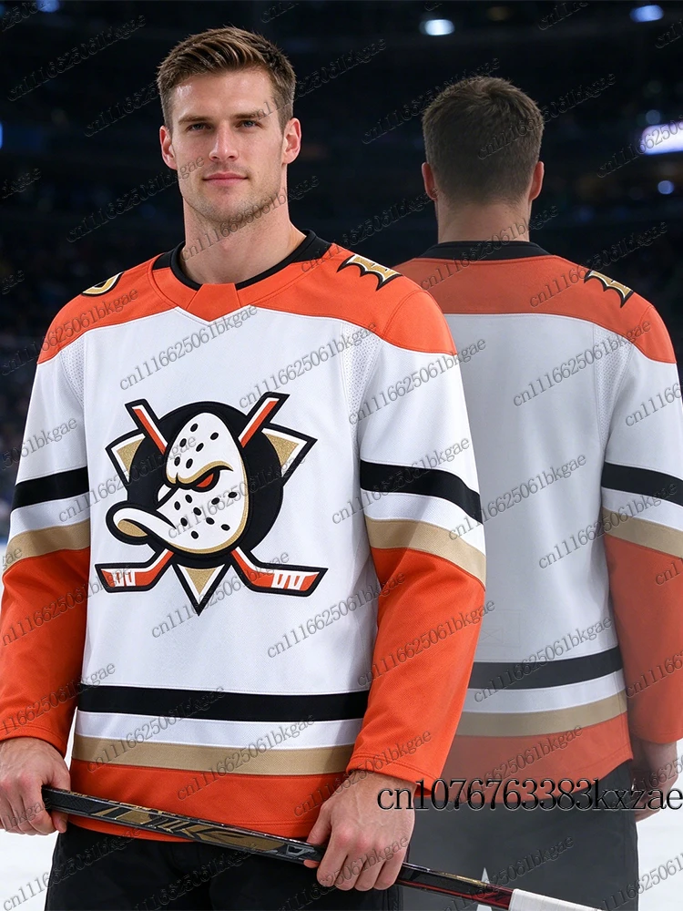 Autumn Winter New Hockey Jerseys For Men Anaheim Ducks Hockey Jerseys Casual Sports Long Sleeve Tshirts Women Man Jerseys