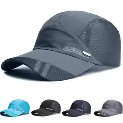 Adjustable Quick Dry Braethable Hat Running Baseball Summer Mesh Cap Visor Sports Cool Fashion Hot Outdoor Popular Men Women