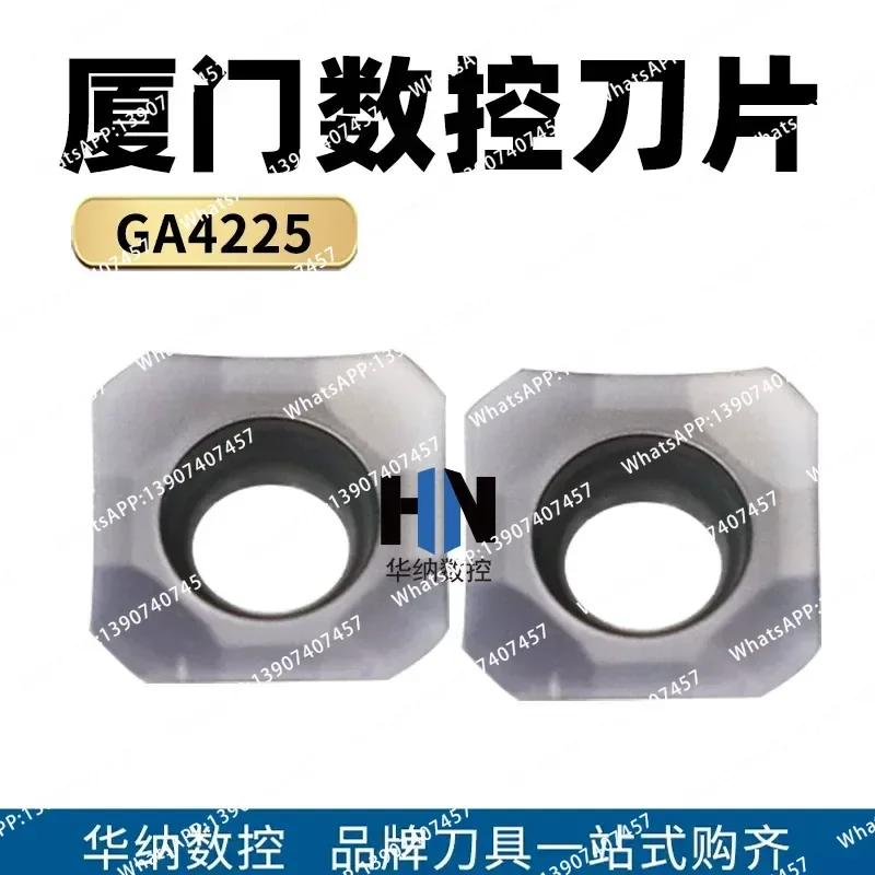 10PCS  Genuine Xiamen Original Milling Insert SEET1204AFEN-PL GA4225 Machined Steel Parts