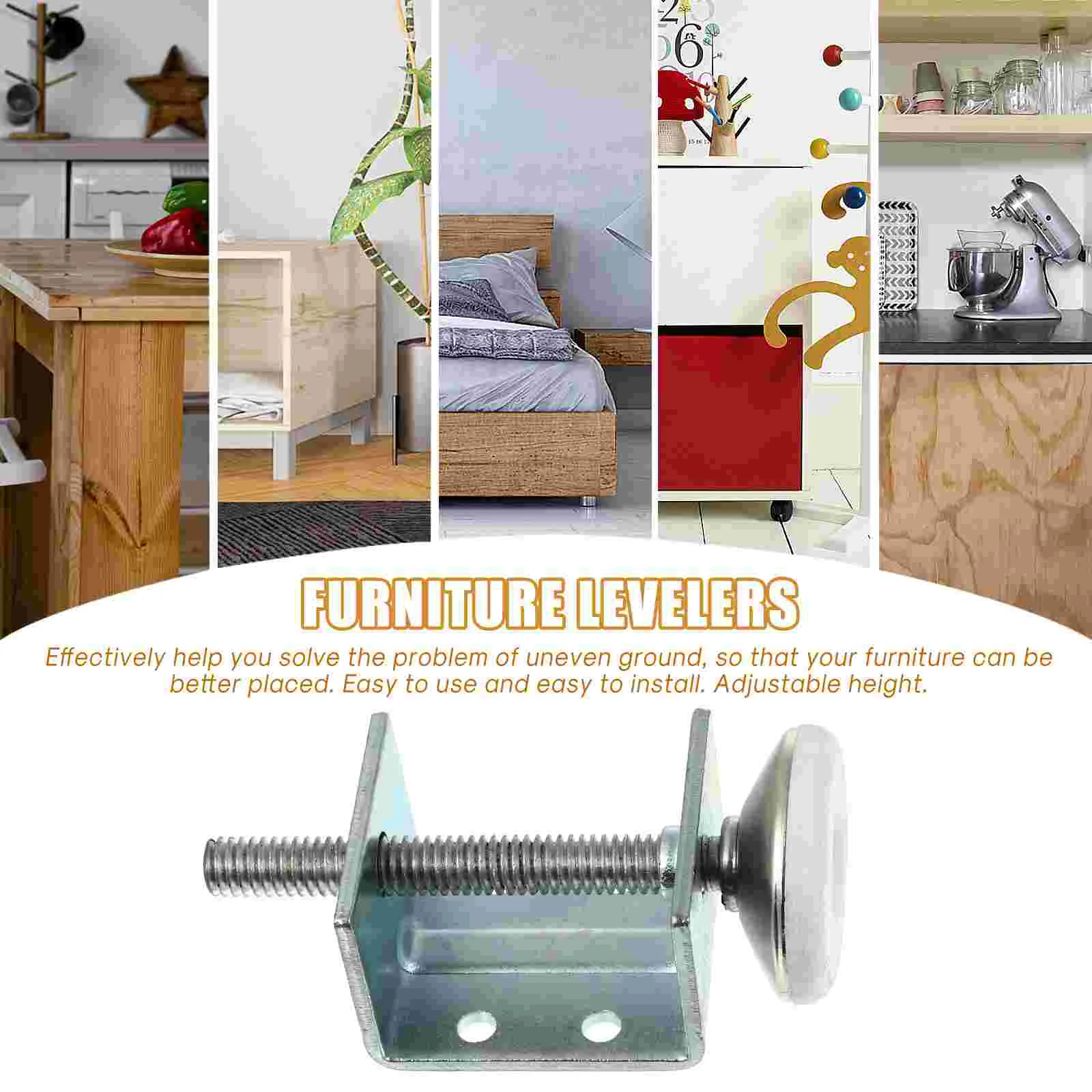 Furniture Adjustment Feet Leveler for Workbench Levelers Leg Adjustable Leveling Foot Desk Legs