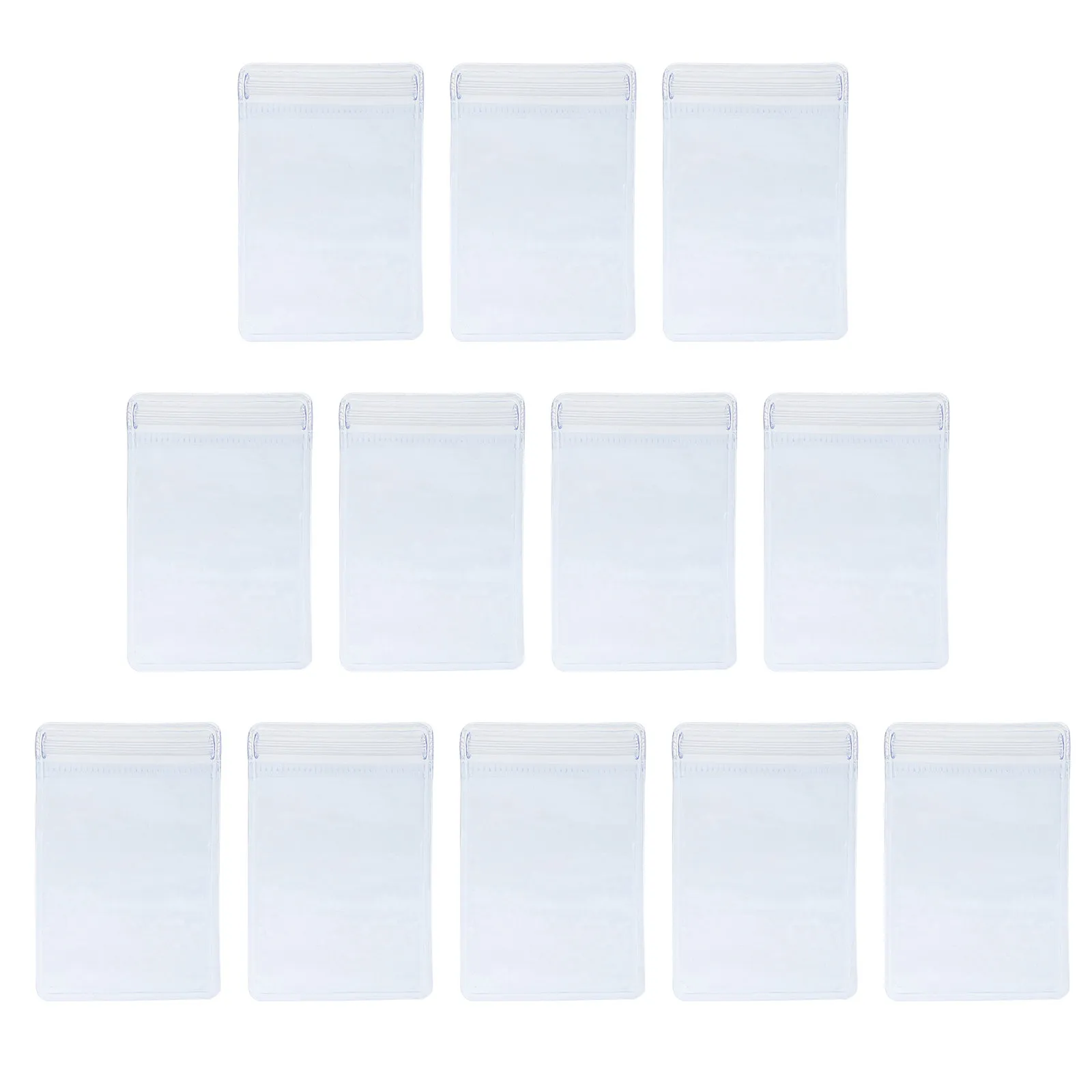 

200Pcs Photo Jewelry Bag Transparent Zipper Seal Storage Pouch for Earrings Rings Jade Pearls Crafts Dressing Table Organizer