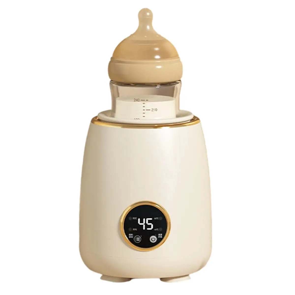 【STABLE QUALITY】Electric Milk Bottle Shaker with LED Display, Portable Adjustable Milk Blender for Night, Shopping, Camping, Dai