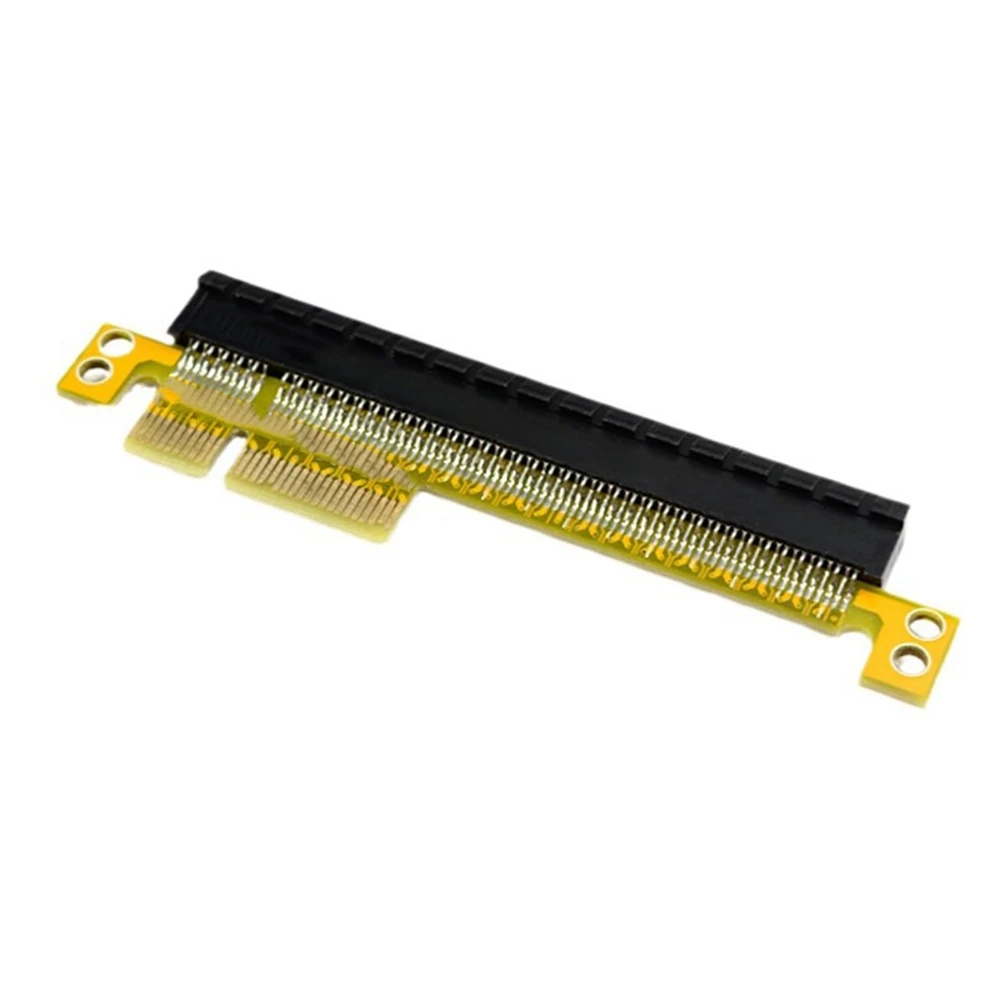 (DT37) PCI-E 4X to 16X Adapter Card PCI-Express 4X Male to Female Riser Card Converter Computer Motherboard Converter Parts