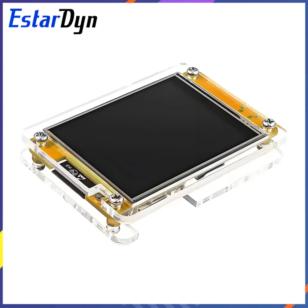 ESP32-Entwicklungsboard, 2,8 Zoll TFT-LCD-Touchscreen, WiFi BLE Dual Core mit Vitrine für Arduino IoT Smart Home-Projekte