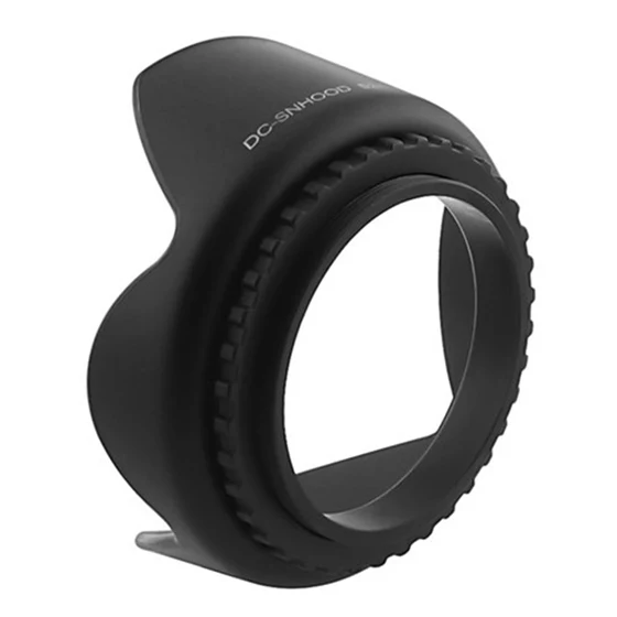 غطاء محرك السيارة 52 ملم غطاء عدسة توليب صلب لنيكون AF-S DX NIKKOR 18-55 ملم