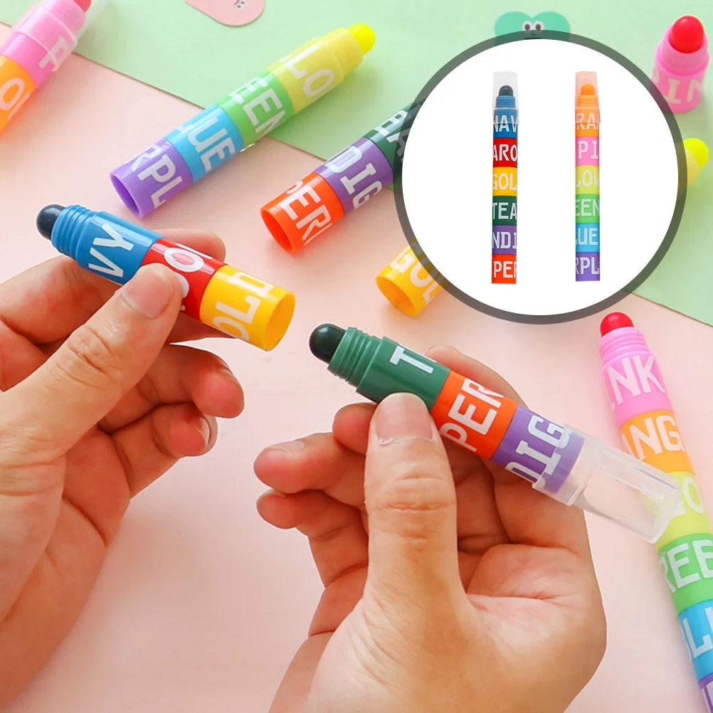 

2 шт. флуоресцентные ручки, набор хайлайтеров, герметичные портативные маркеры для школьных офисов, студентов, заметок, многофункциональное письмо