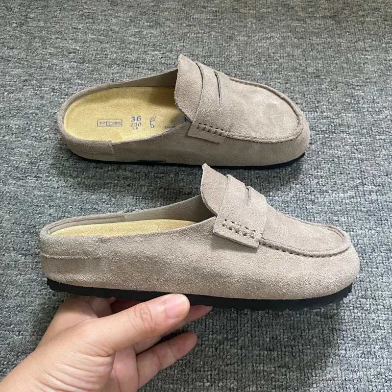Modische Halbschuhe aus Rindsleder mit Zehenkappe, dicksohlig, bequem, atmungsaktiv, Retro-Look, lässig, für Herren – Detail 10
