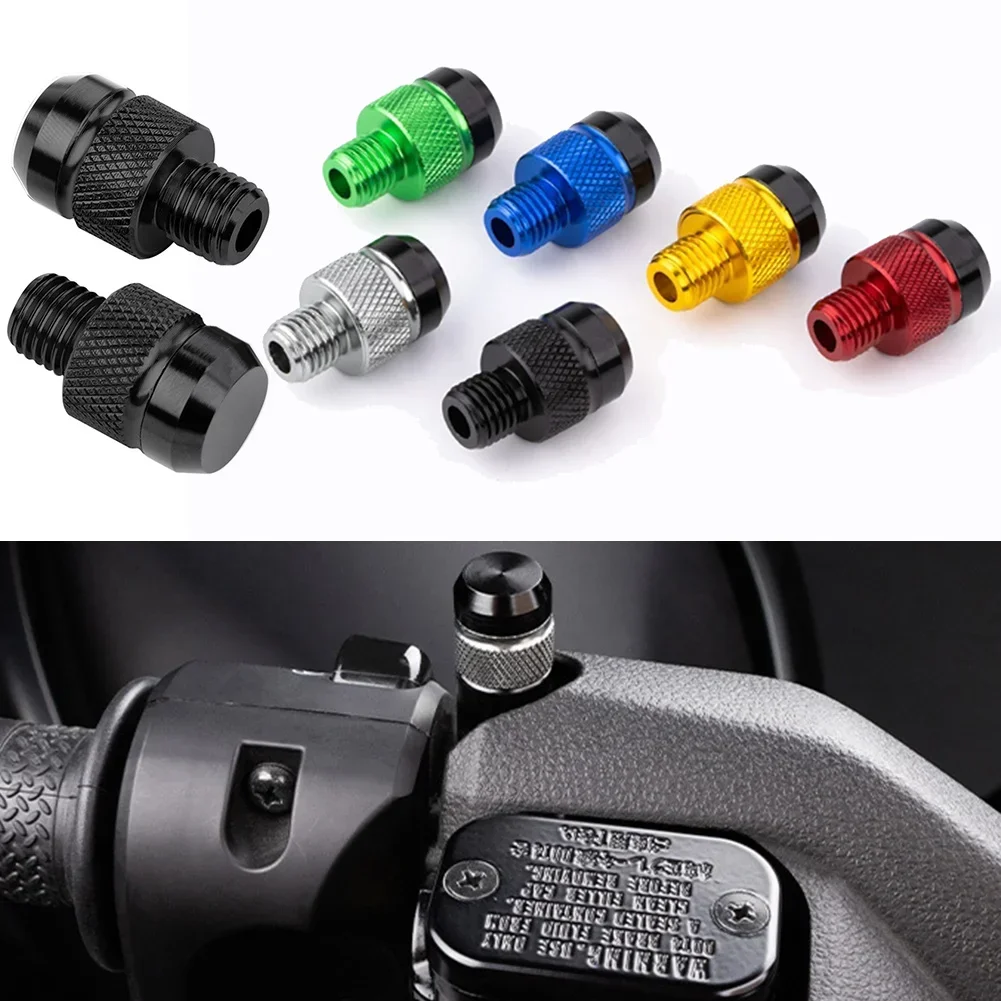 1Pair CNC Aluminum Mirror Hole Plug Screw For YAMAHA Tenere 700 For BENELLI 502C 752S TRK 702