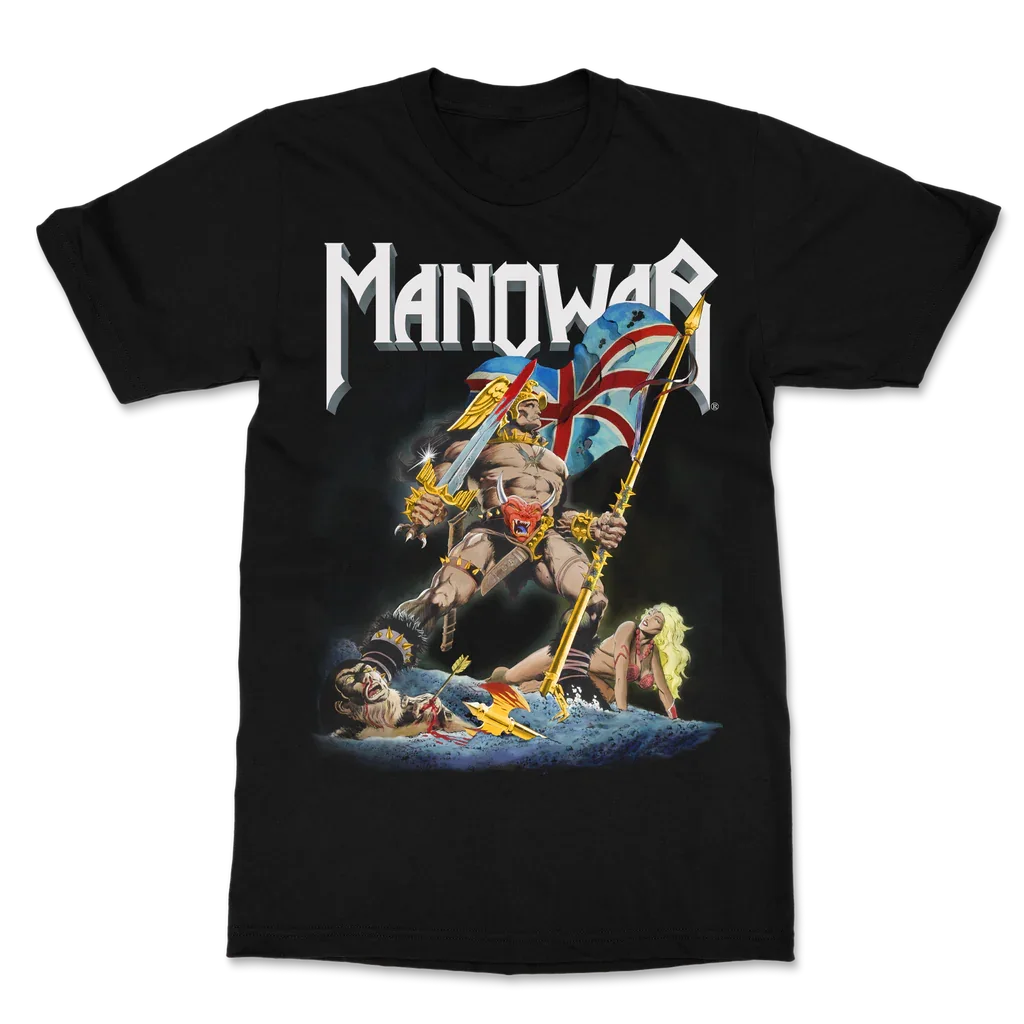 تي شيرت Manowar Hail To England 2019 فاخر راقي لكل من الرجال والنساء توصيل مجاني Y2k