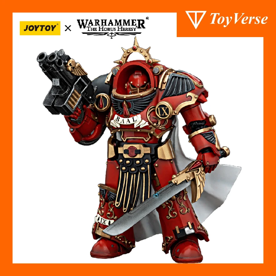

[IN STOCK] JOYTOY Warhammer 30k 1/18 Action Figure Blood Angels Legion Praetor in Tartaros Terminator Armour Anime Model Toy