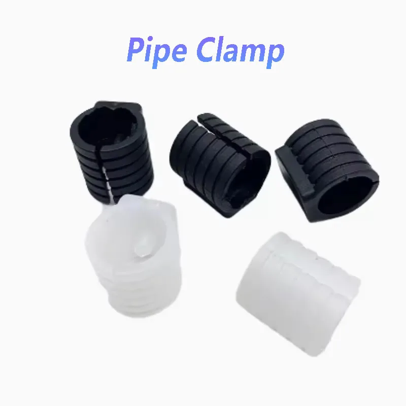 Durable U Shaped Chair Leg Pad Useful Non-slip Tube Caps Anti-front Tilt Damper Stool Pipe Clamp Glides Floor Protector 4~60Pcs