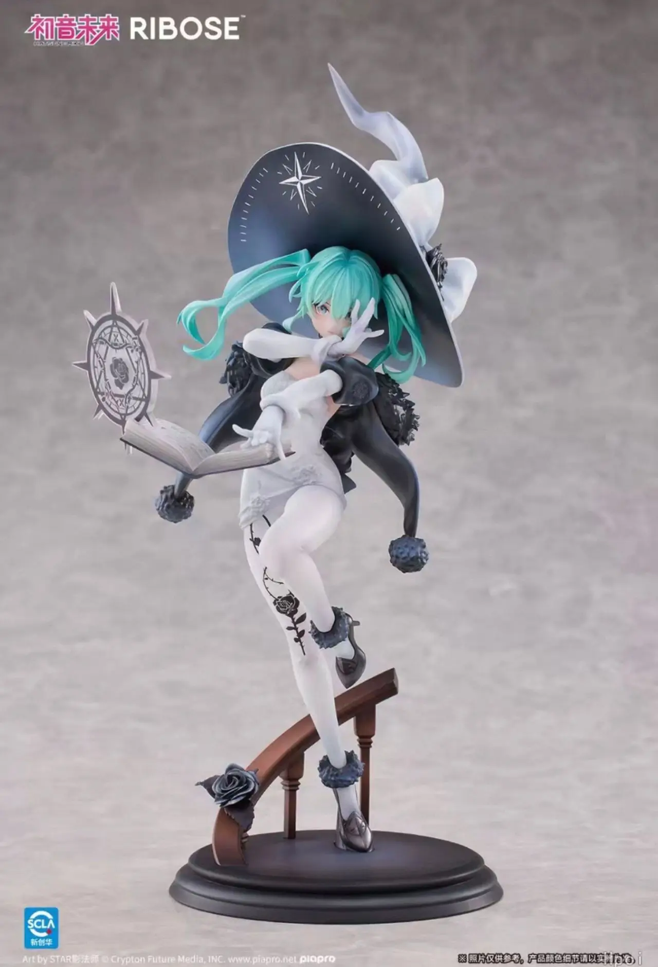 In Stock RIBOSE RISE UP SERIES 1/8 Hatsune Miku Fantasia Witch PVC 25CM Anime Action Figures Model Collection Ornament Toy - view 4
