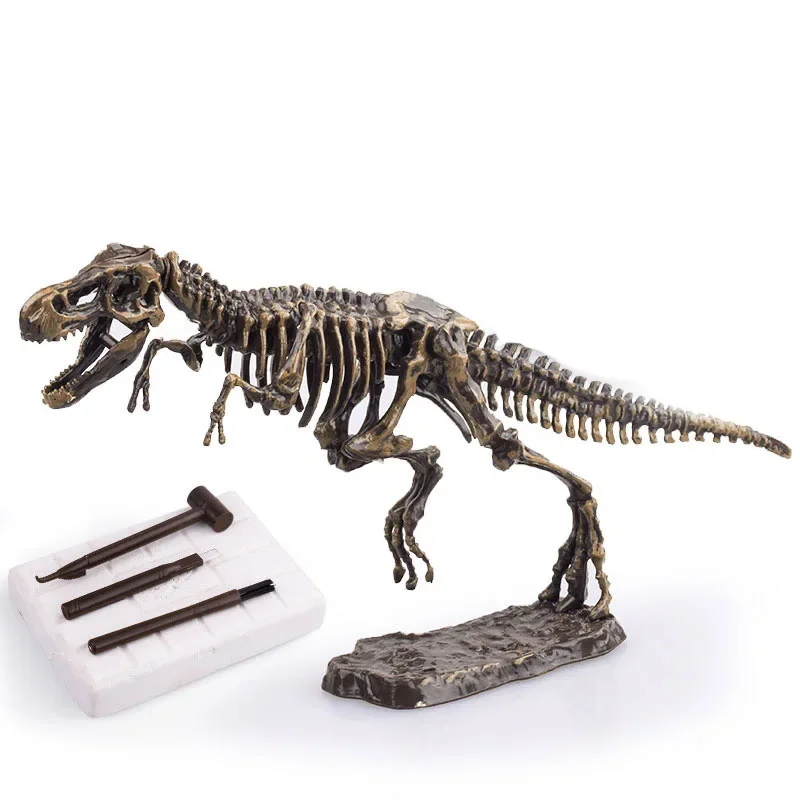 Dinosaur Fossil Excavation Kits Education Archeology Exquisite Jurassic Toy Set Game Action Children Figure Skeleton Model Gift