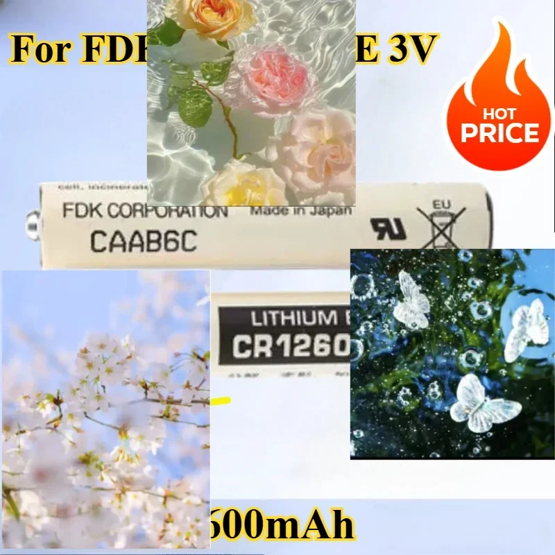 

Подходит для FDK CR12600SE 3 В, литиевый аккумулятор для промышленного управления, ПЛК, может быть обработан с вилкой