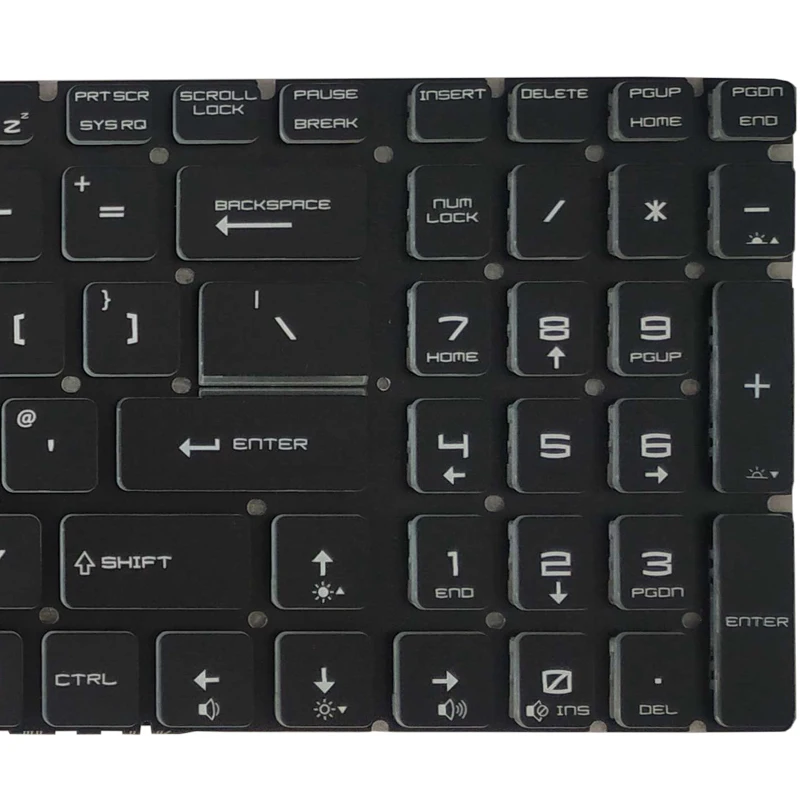 UK laptop keyboard FOR MSI MS-16H2 MS-16H4 MS-16H5 MS-16H7 MS-16H8 MS-16L1 MS-16L2 MS-1771 MS-1772 MS-1773 MS-1775 MS-1776