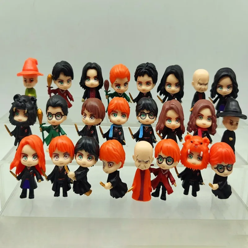 

New 6/24Pcs Harryed Fate Pottered Collectible Figurine Model Ornaments Decorate Gifts