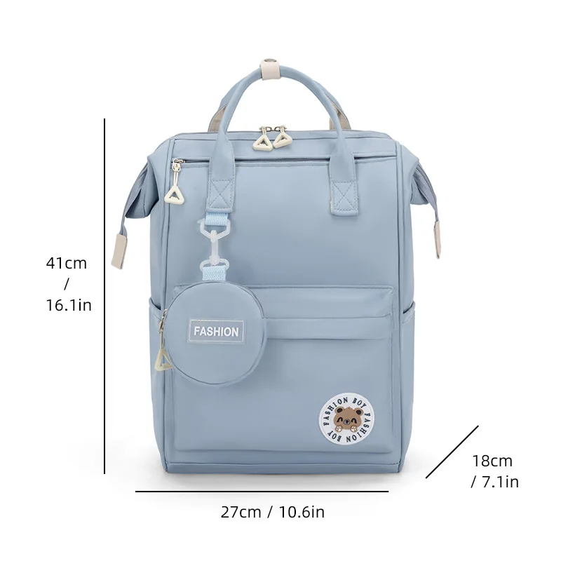 Schoolbag female k-style high school college student popular middle school student junior high school student cute ins style backpack campus backpack