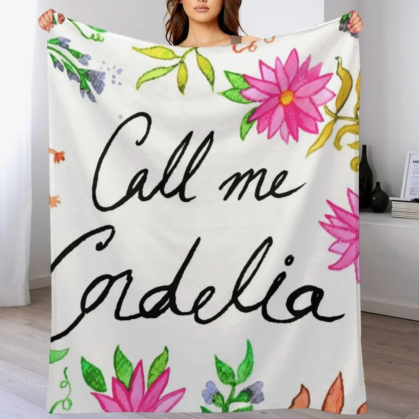 

Call Me Cordelia - Anne of Green Gables Throw Blanket Designers Summer Beddings Winter beds for sofa Blankets