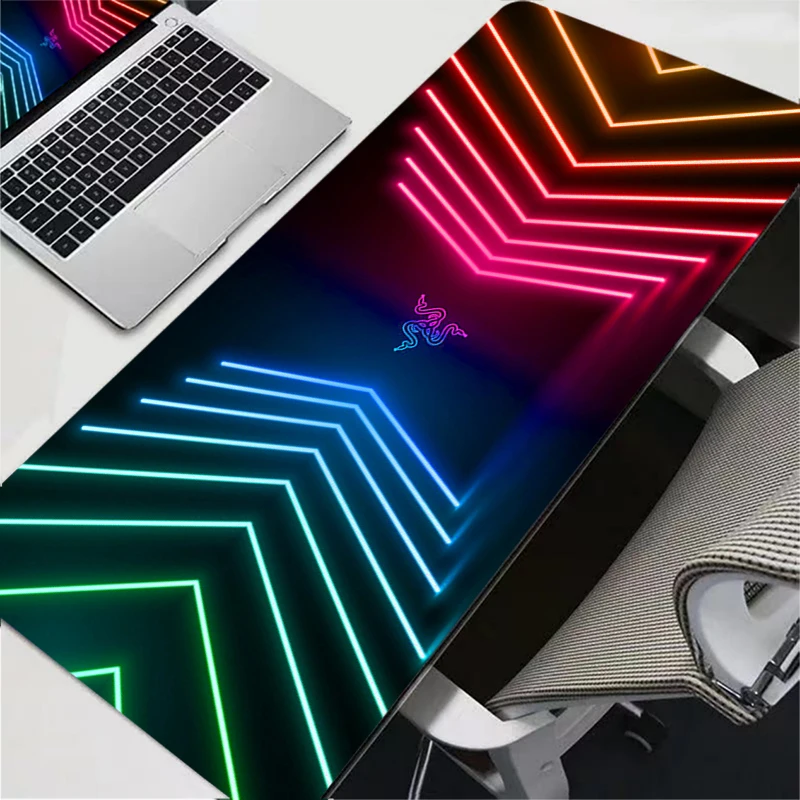 

Razer Fashion Luxury Large Mouse Pad Gamer Keyboard Mousepad Pc Computer Desk Mat Gaming Pad Mouse Mats For CS GO LOL gift