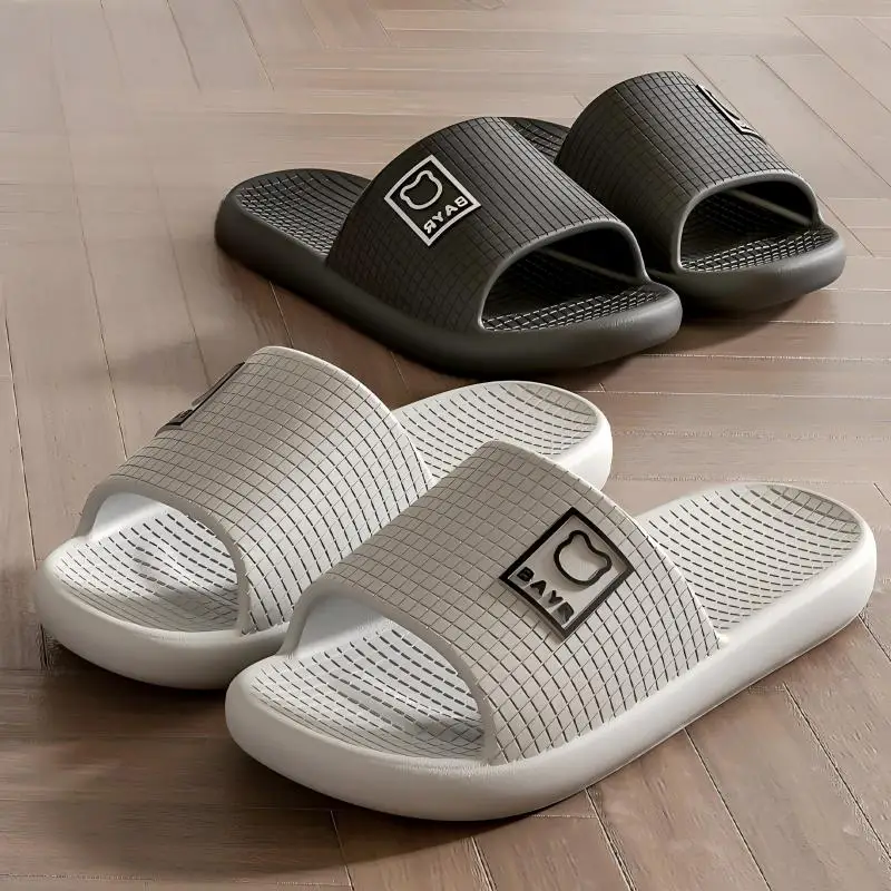 

Мужские сандалии Eva, летние домашние нескользящие нескользящие нескользящие ноги для ванной комнаты, домашние домашние тапочки для купания женщин