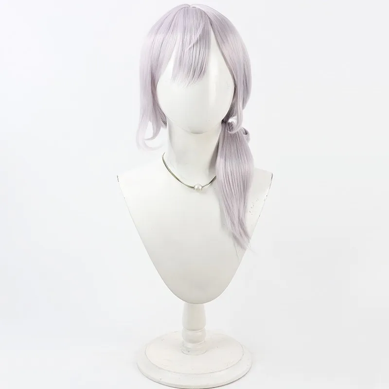Mignon Virtual VTuber Idol Shiragane Noelle Cosplay Wig Light Purple One-piece Braids