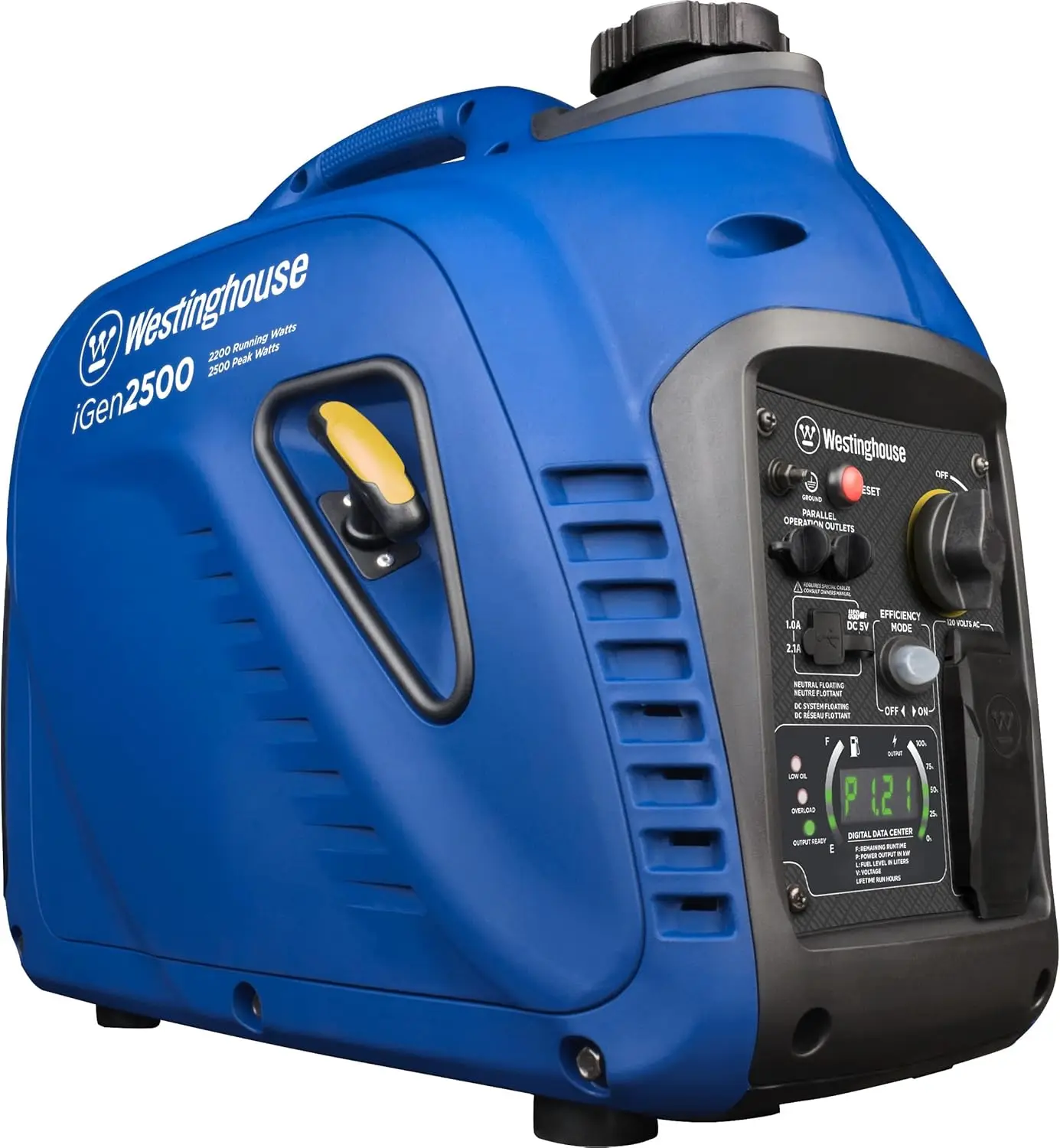 

Westinghouse Outdoor Power Equipment 2800 Peak Watt Super Quiet & Lightweight Portable Inverter Generator, Gas Powered, Parallel