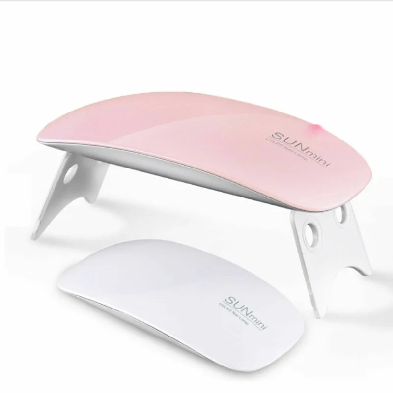 

6W Mini UV GEL LED Nail Lamp Polish Curing Machine Portable Home Use Nail Lamp for Drying Polish Varnish with USB Cable
