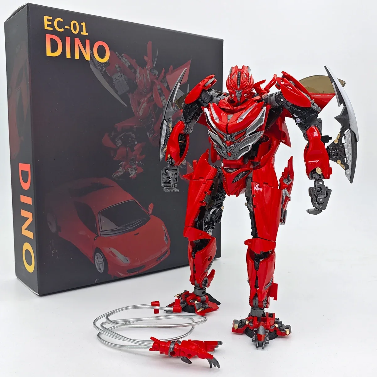 

Transformation EC01 EC-01 Dino MPM Scale KO UniqueToys UT-R06 UTR06 Red Dasher 17.5cm Alloy Action Figure Robot Toys