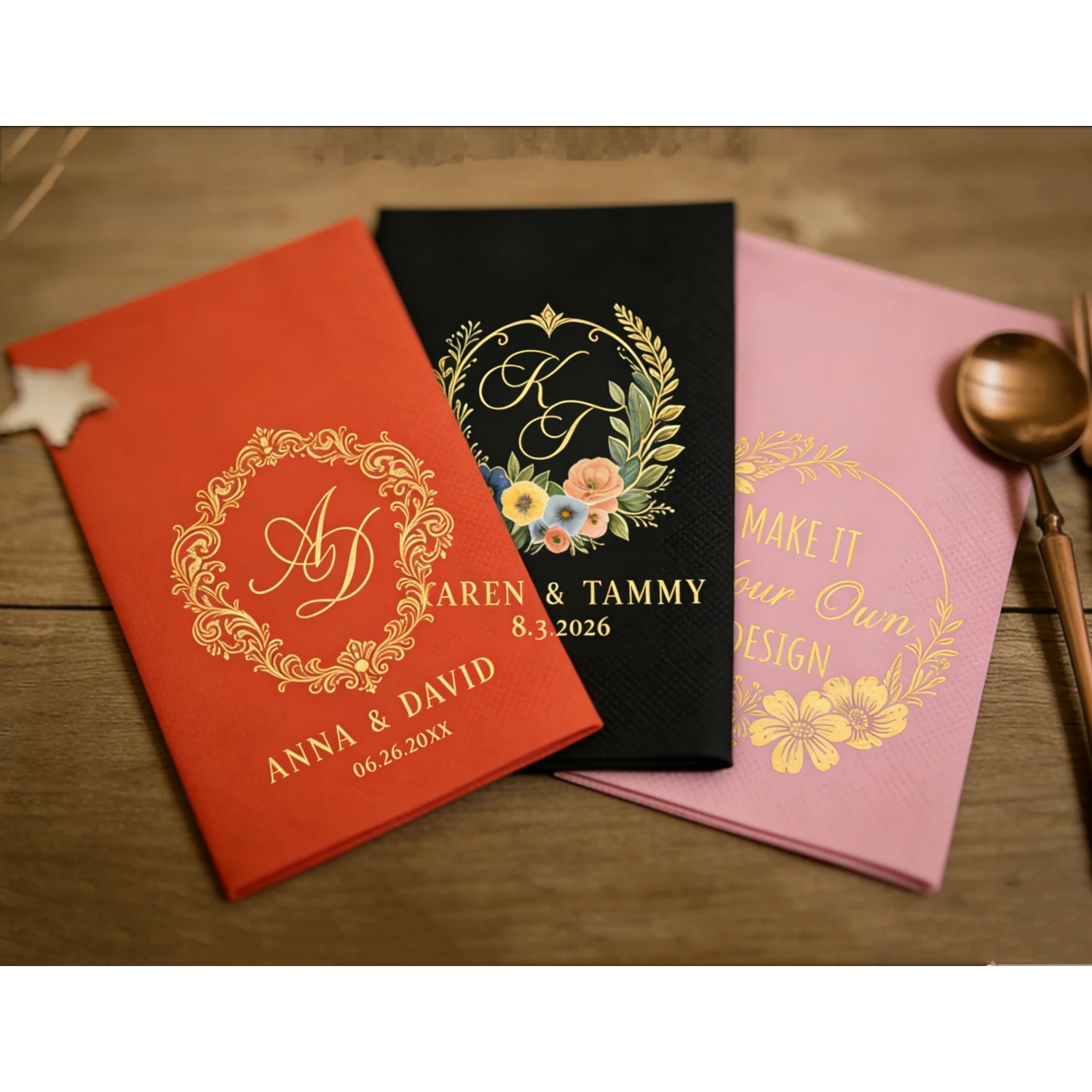 

100 шт. мягких одноразовых салфеток из золотой фольги, имитирующих льняную ткань, для свадебных и праздничных столов