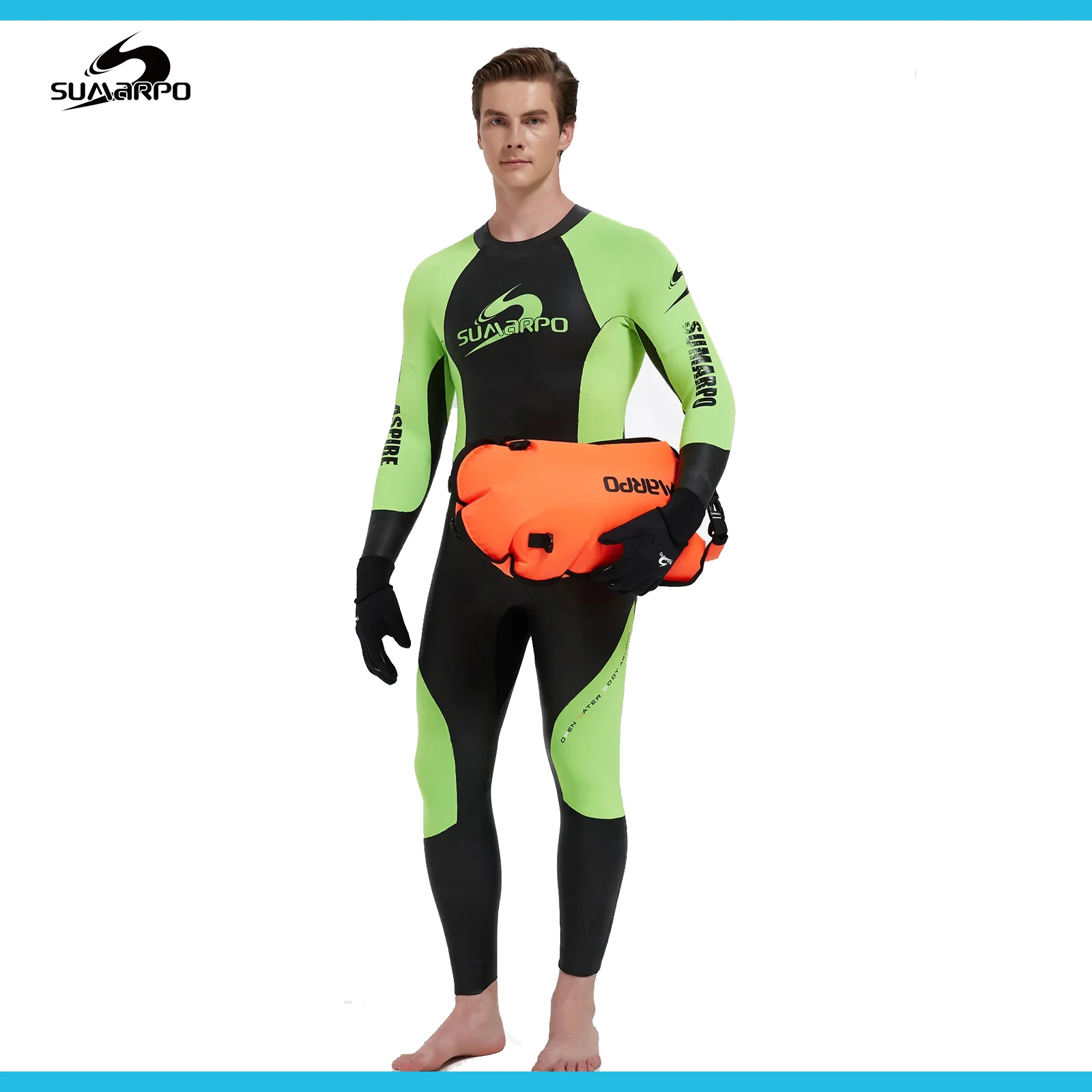 SUMARPO Men Wetsuits for Open Water Swimming, Yamamoto Neoprene 3mm
