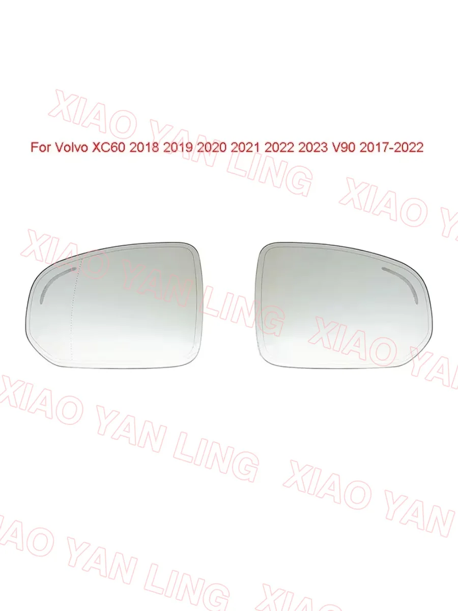 

Heated Auto Wing Rear Mirror Glass for Volvo XC60 2018-2023 V90 2017-2022 Left Right Blind Spot Warning Mirror
