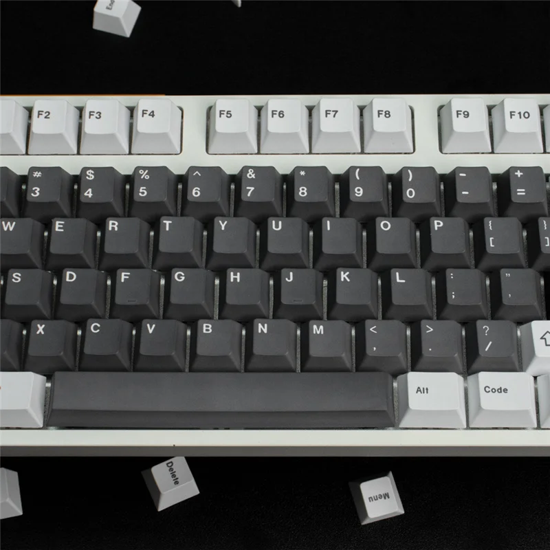 Imagem -03 - Gmk Ashes Keycaps com Barra de Espaço 6.25u Teclado Mecânico Perfil Cereja Material Pbt Sublimação Dye 130 Chaves