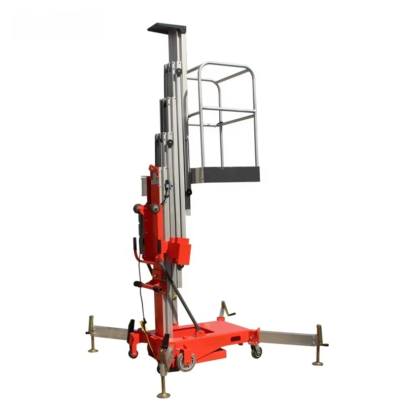 

YG Customized 6m 8m 10m Mobile Electric Portable Hydraulic Man Lift For Sales