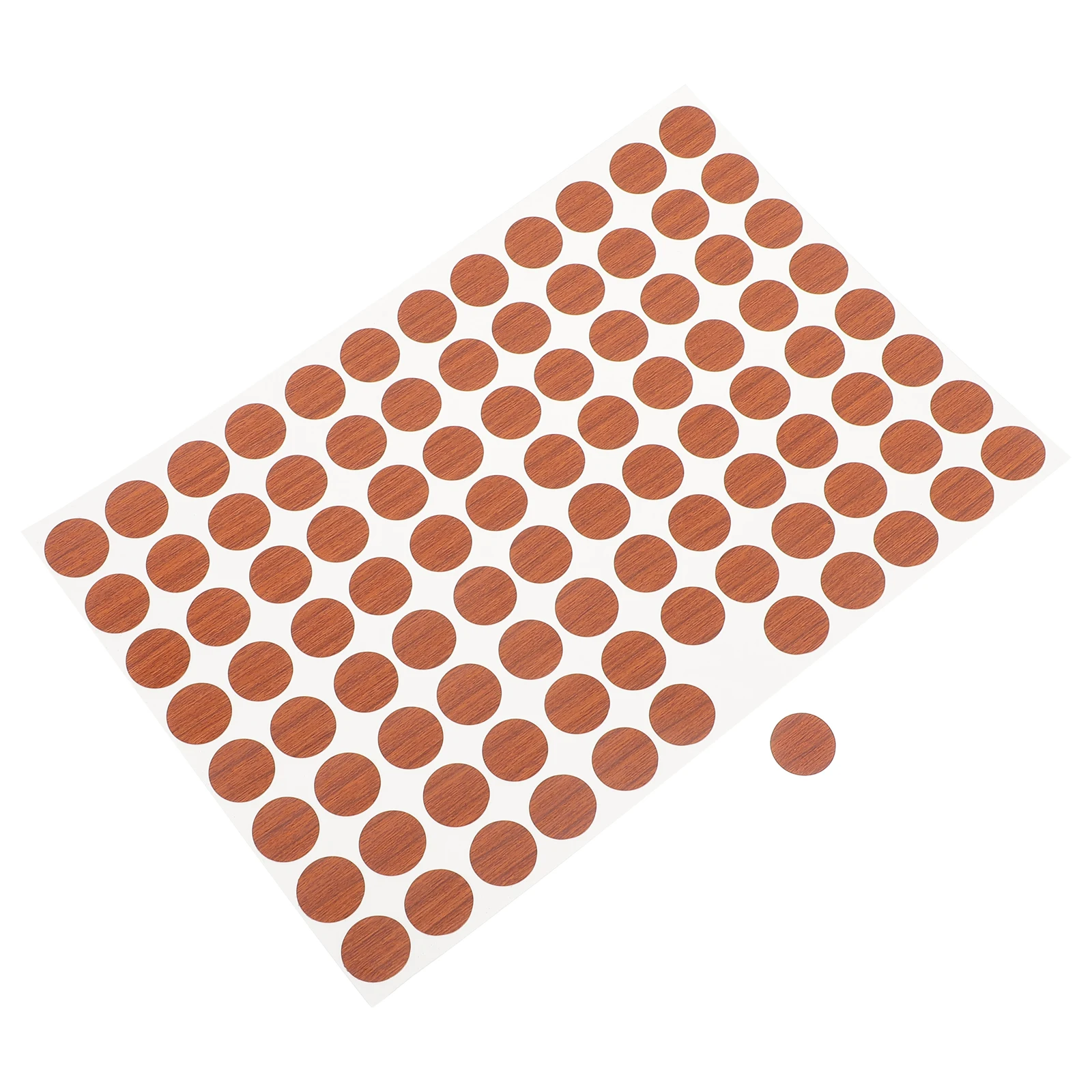 

1 Sheet Pvc Screw Covers Self-Adhesive Furniture Cabinet Repair Stickers Decorative Nail Hole Protectors Covers For