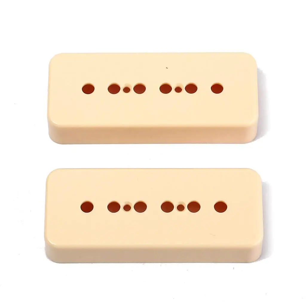 アイボリー P-90 ソープバー ピックアップ カバー 50/52mm ポール ギター ハムバッカー用