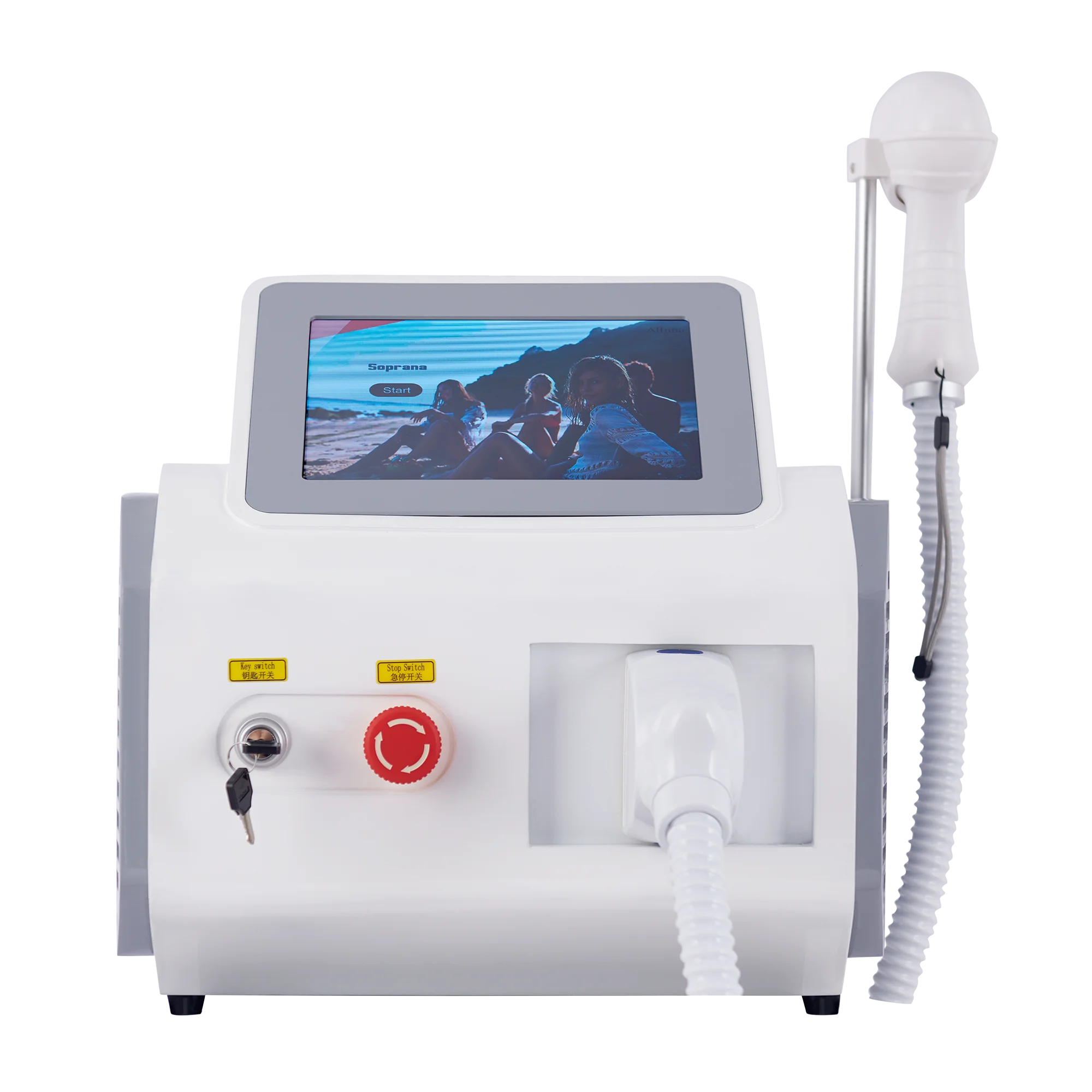 2000W 808 Diode 3 Wavelength 755 808 1064nm Laser Hair Removal Equipment with Ice Titanium Device Permanent Hair Removal Machine