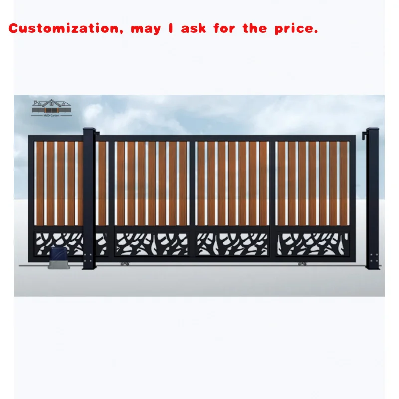 custom.Custom Private Vlla  Sliding Gate Real Estate Garden Fence Gate
