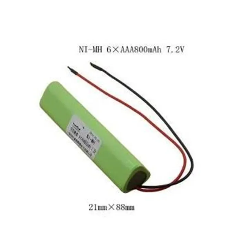 AAA -6S 800MAh 7.2V Ni-mh Rechargeable Battery For Meter Toy Flashlight