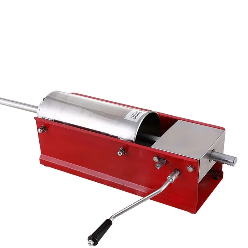 5L hot sell horizontal painting sausage stuffer / manual sausage filler