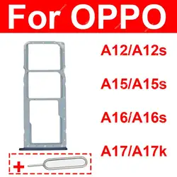 SIM-Karten fach für Oppo A12 A12S A15 A15S 4G A16 A16S A17 A17K Kartens teck platz Adapter halter Ersatzteile